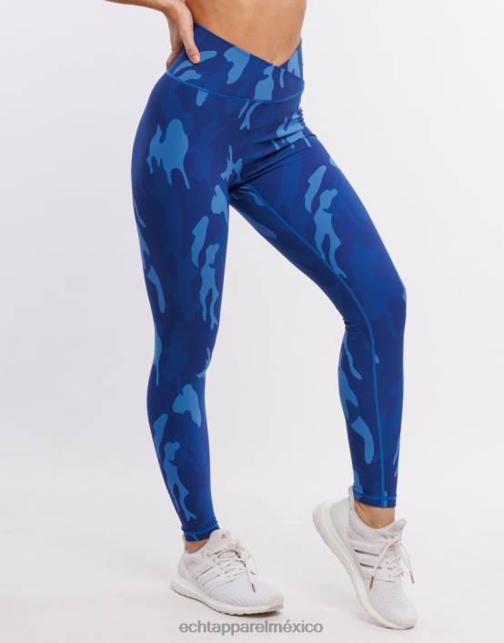 leggings hipercamuflaje mujer hiper azul ECHT ropa 884H208