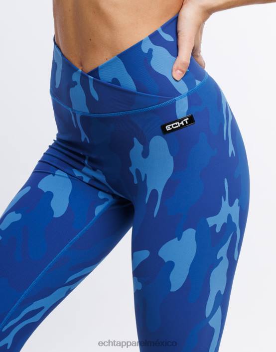 leggings hipercamuflaje mujer hiper azul ECHT ropa 884H208