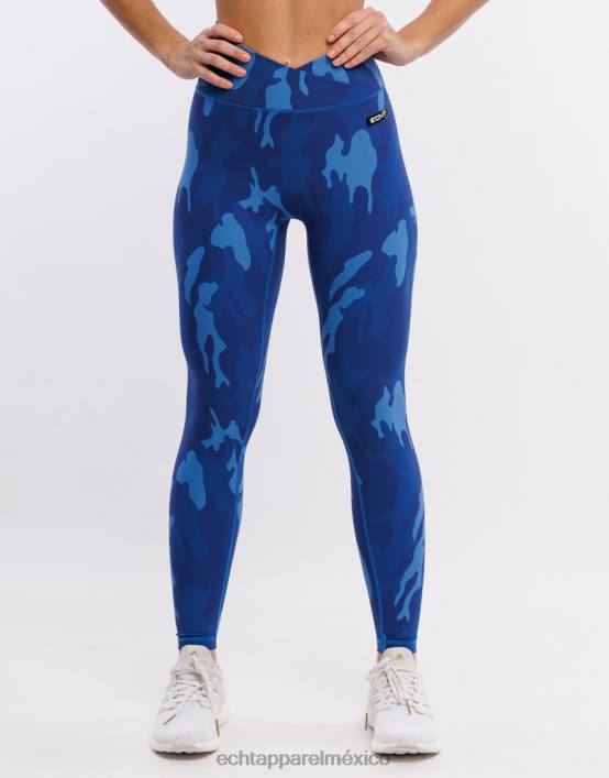 leggings hipercamuflaje mujer hiper azul ECHT ropa 884H208
