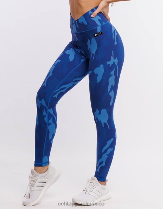leggings hipercamuflaje mujer hiper azul ECHT ropa 884H208