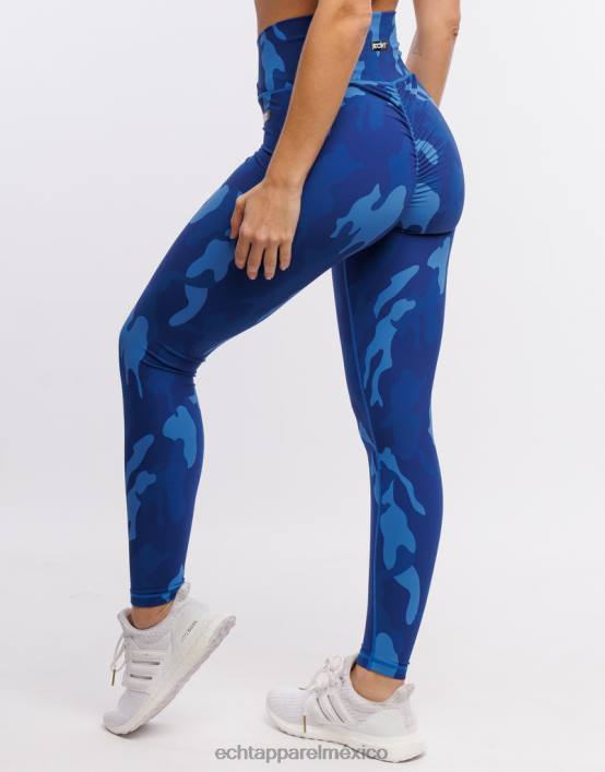 leggings hipercamuflaje mujer hiper azul ECHT ropa 884H208