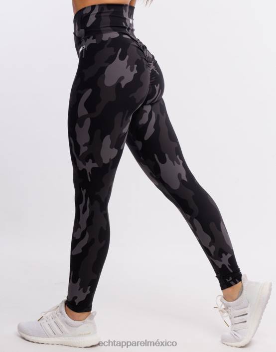 leggings hipercamuflaje mujer negro ECHT ropa 884H207