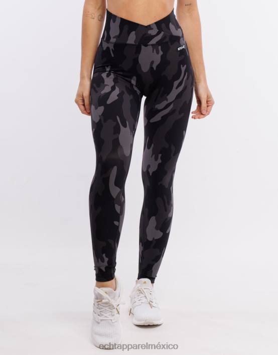 leggings hipercamuflaje mujer negro ECHT ropa 884H207