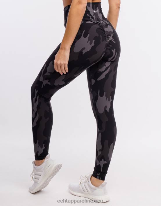 leggings hipercamuflaje mujer negro ECHT ropa 884H207