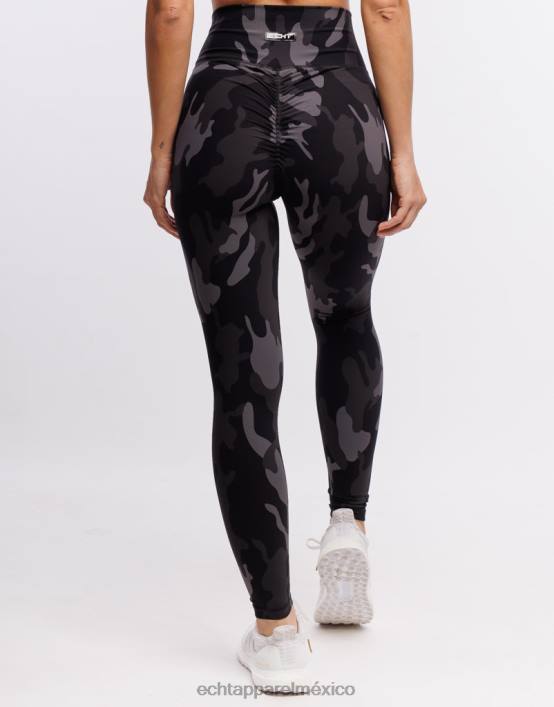 leggings hipercamuflaje mujer negro ECHT ropa 884H207