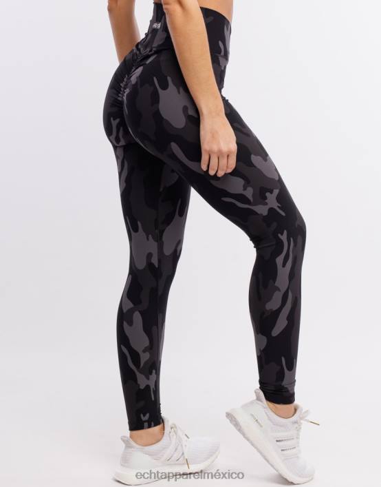 leggings hipercamuflaje mujer negro ECHT ropa 884H207