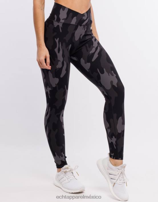 leggings hipercamuflaje mujer negro ECHT ropa 884H207
