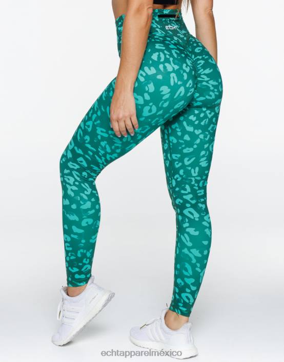 leggins avant scrunch mujer verde esmeralda ECHT ropa 884H381