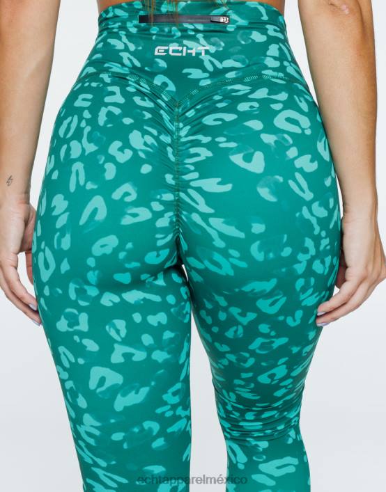 leggins avant scrunch mujer verde esmeralda ECHT ropa 884H381