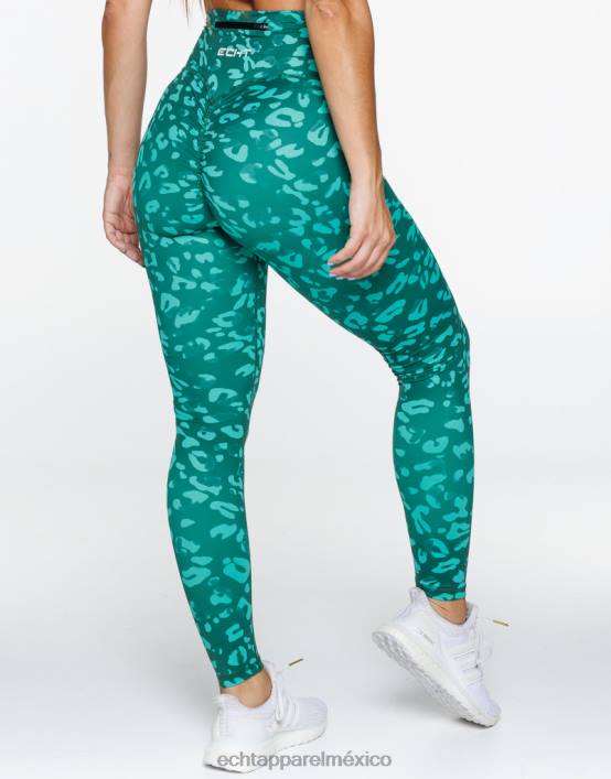 leggins avant scrunch mujer verde esmeralda ECHT ropa 884H381
