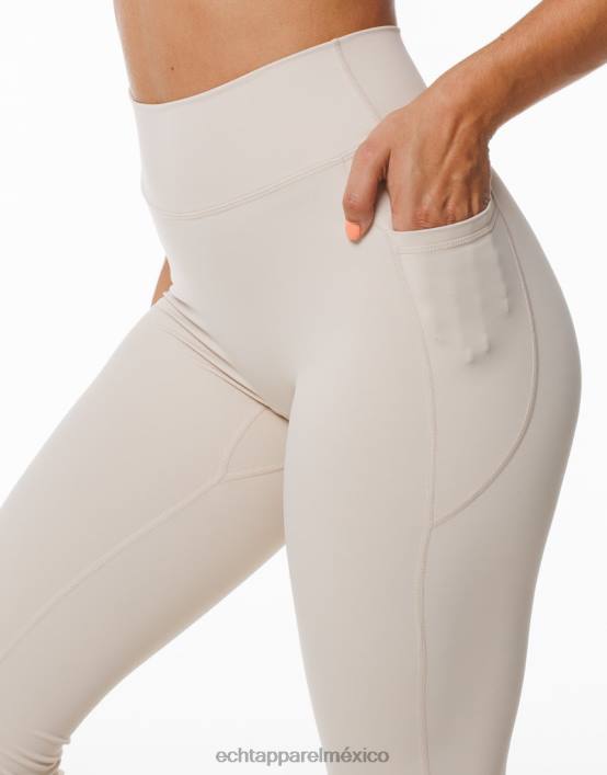 leggins con bolsillo acampanado mujer avena ECHT ropa 884H167