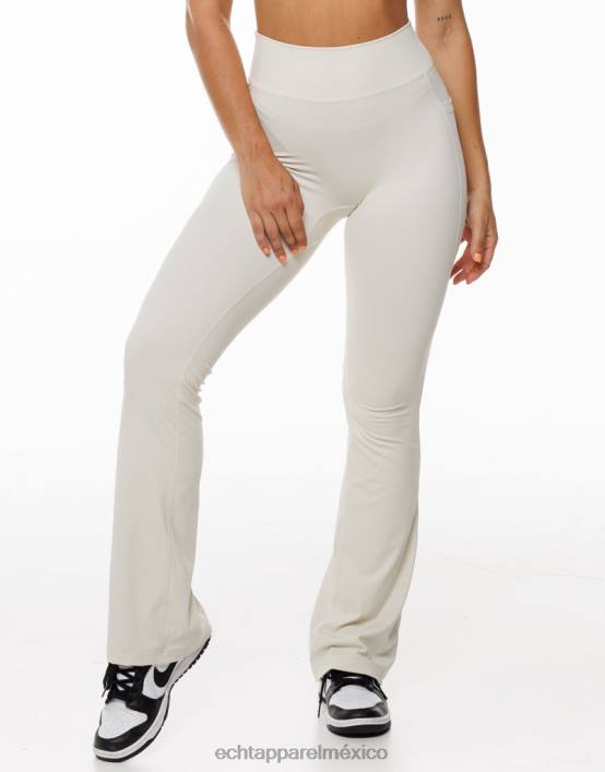 leggins con bolsillo acampanado mujer crema ECHT ropa 884H166
