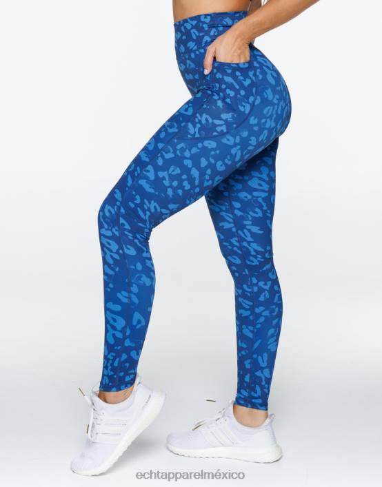 leggins con bolsillo vanguardista mujer azul ECHT ropa 884H382