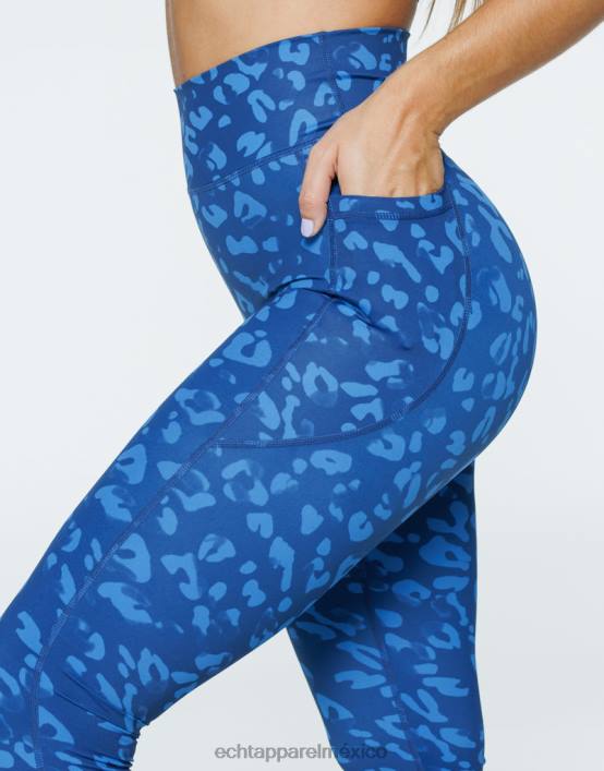 leggins con bolsillo vanguardista mujer azul ECHT ropa 884H382