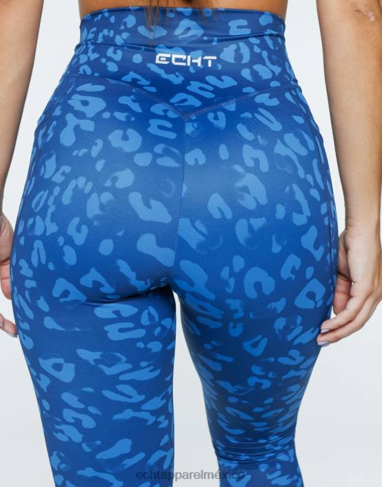 leggins con bolsillo vanguardista mujer azul ECHT ropa 884H382