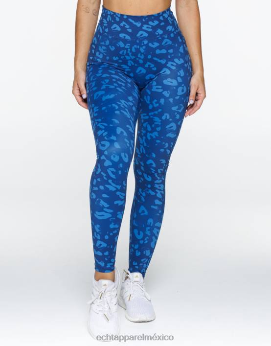leggins con bolsillo vanguardista mujer azul ECHT ropa 884H382