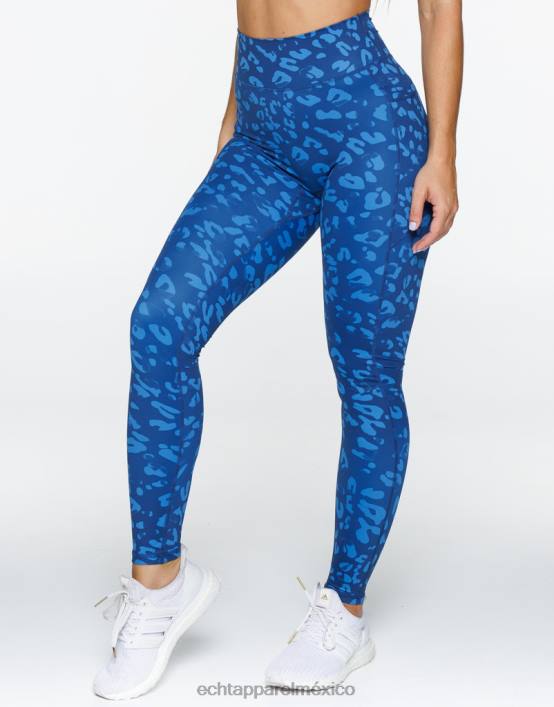 leggins con bolsillo vanguardista mujer azul ECHT ropa 884H382