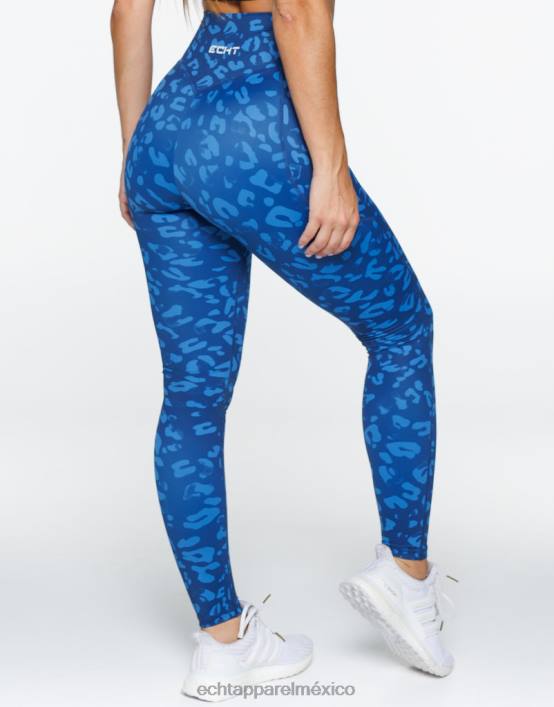 leggins con bolsillo vanguardista mujer azul ECHT ropa 884H382