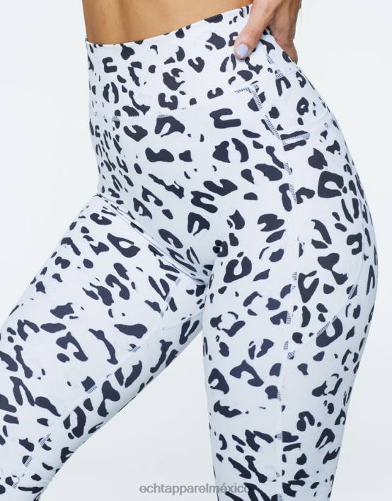 leggins con bolsillo vanguardista mujer blanco ECHT ropa 884H402