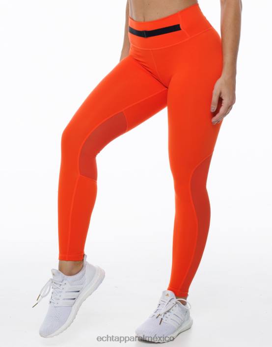 leggins cruzados mujer naranja resplandor solar ECHT ropa 884H484
