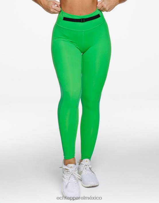leggins cruzados mujer verde ECHT ropa 884H253