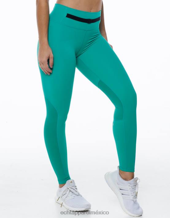 leggins cruzados mujer verde esmeralda ECHT ropa 884H483