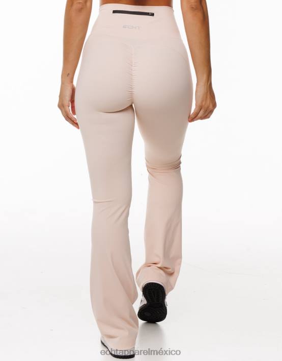 leggins fruncidos acampanados mujer rubor ECHT ropa 884H278