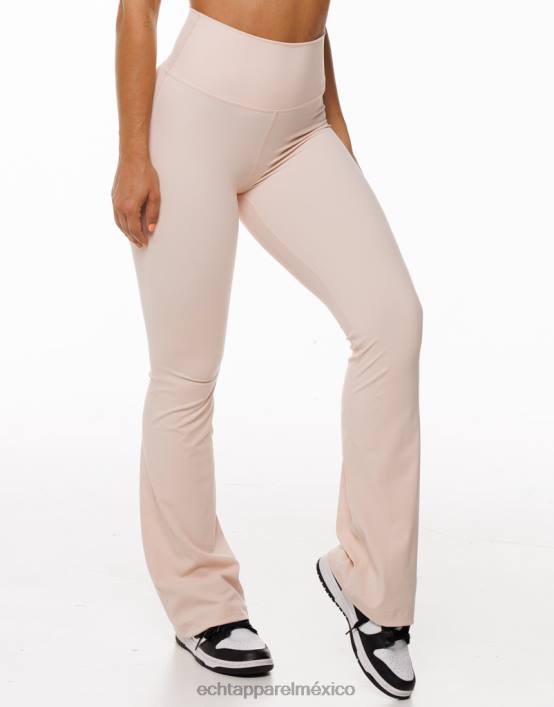 leggins fruncidos acampanados mujer rubor ECHT ropa 884H278