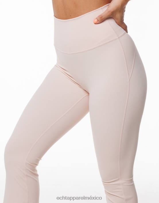 leggins fruncidos acampanados mujer rubor ECHT ropa 884H278