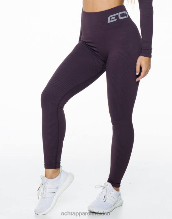 surgen leggings cómodos mujer ciruela ECHT ropa 884H258