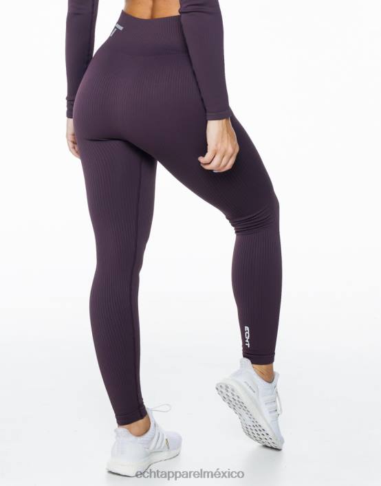 surgen leggings cómodos mujer ciruela ECHT ropa 884H258