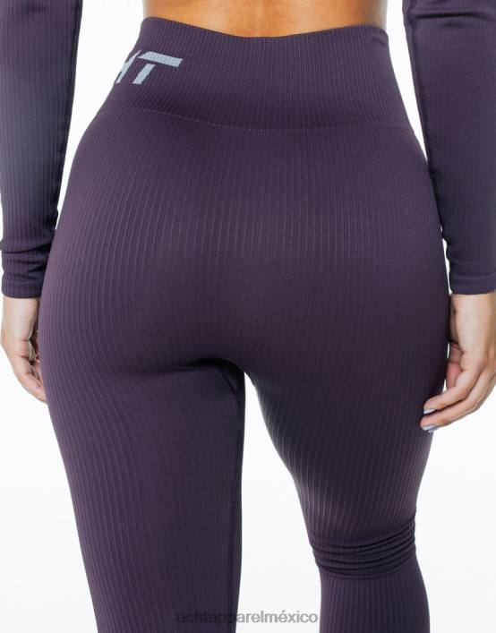 surgen leggings cómodos mujer ciruela ECHT ropa 884H258