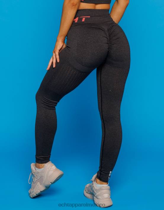 surgen leggings de aire scrunch mujer pirata negro ECHT ropa 884H62