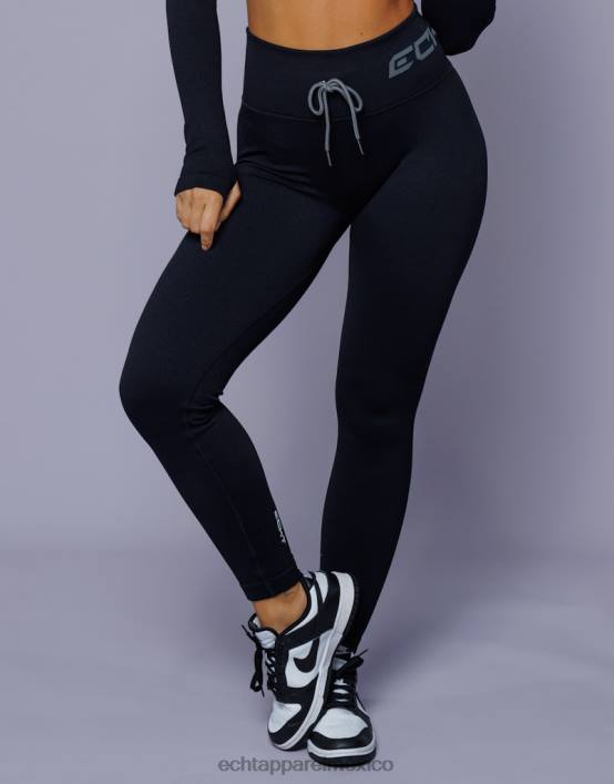 surgen leggings de estilo mujer negro ECHT ropa 884H28
