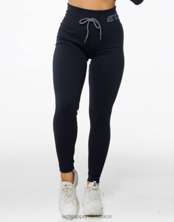 surgen leggings de estilo mujer negro ECHT ropa 884H28