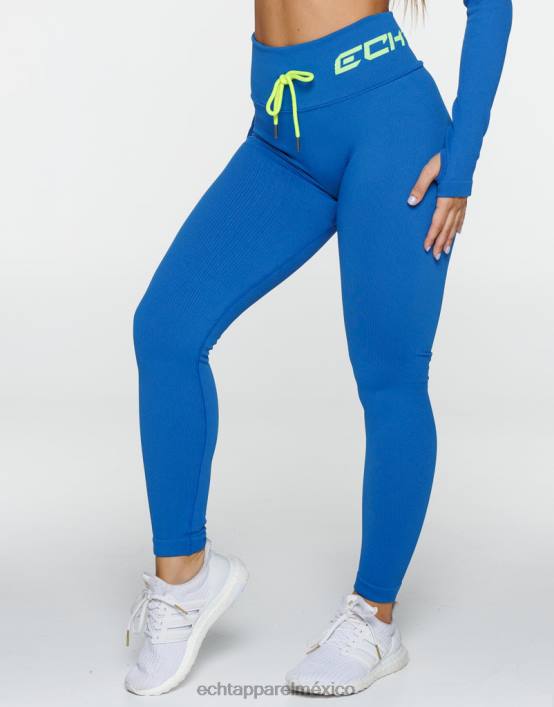 surgen leggings estilo v2 mujer azul ECHT ropa 884H416