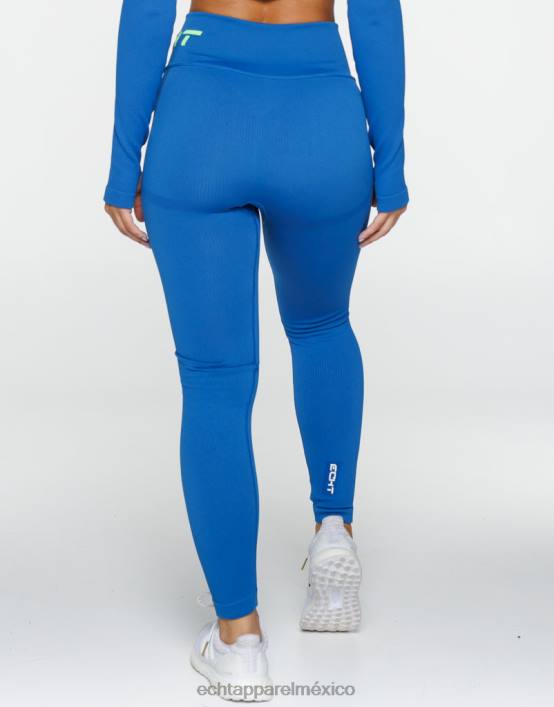 surgen leggings estilo v2 mujer azul ECHT ropa 884H416