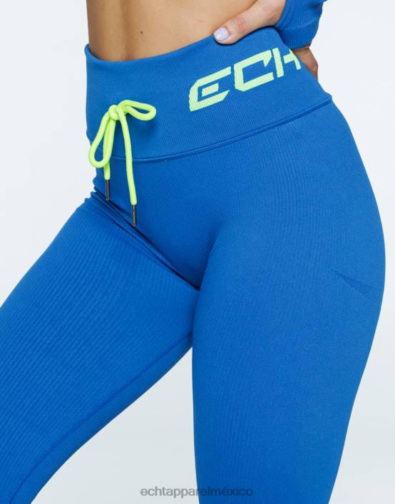 surgen leggings estilo v2 mujer azul ECHT ropa 884H416