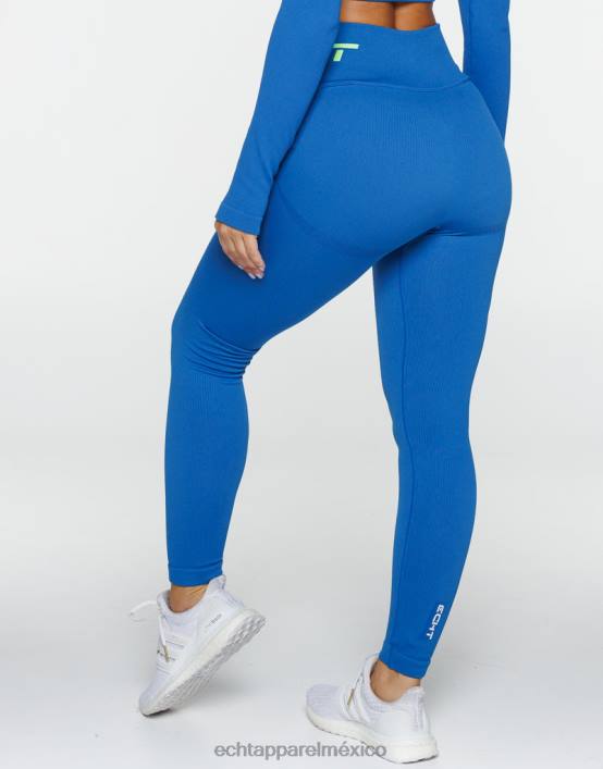 surgen leggings estilo v2 mujer azul ECHT ropa 884H416