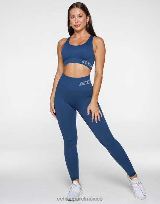 surgen leggings scrunch mujer azul denim ECHT ropa 884H306