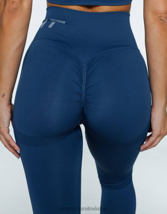 surgen leggings scrunch mujer azul denim ECHT ropa 884H306