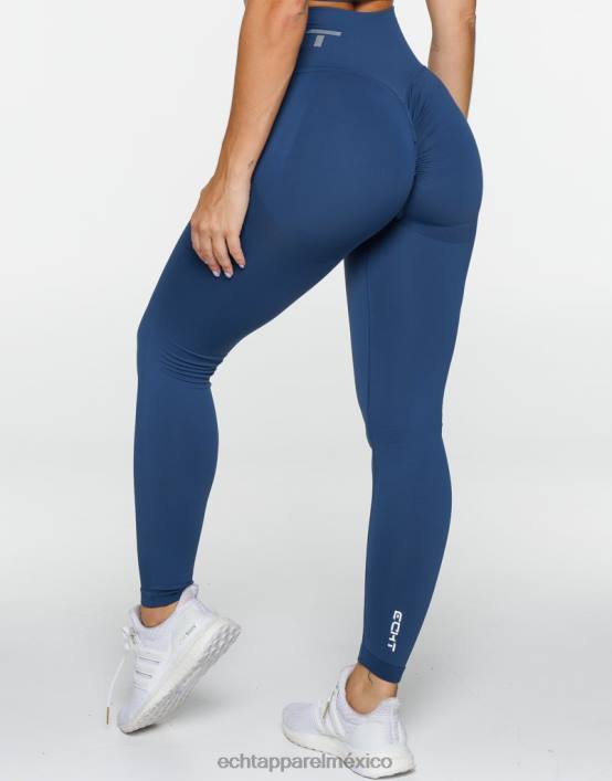 surgen leggings scrunch mujer azul denim ECHT ropa 884H306