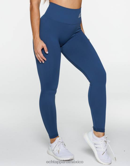surgen leggings scrunch mujer azul denim ECHT ropa 884H306