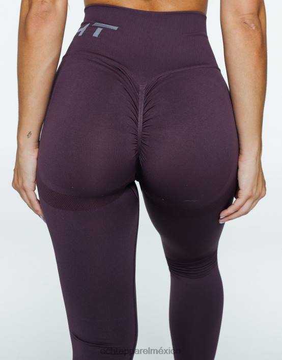 surgen leggings scrunch mujer ciruela ECHT ropa 884H255