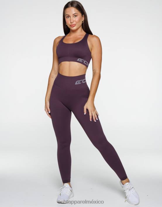 surgen leggings scrunch mujer ciruela ECHT ropa 884H255