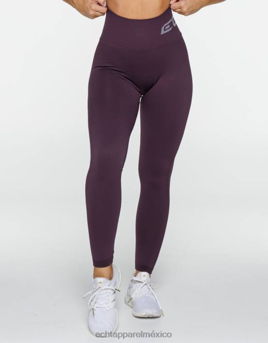 surgen leggings scrunch mujer ciruela ECHT ropa 884H255