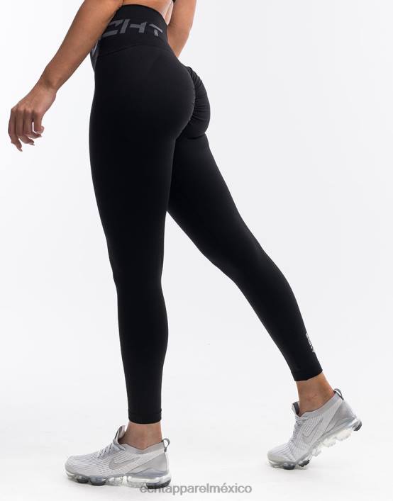 surgen leggings scrunch mujer negro ECHT ropa 884H55