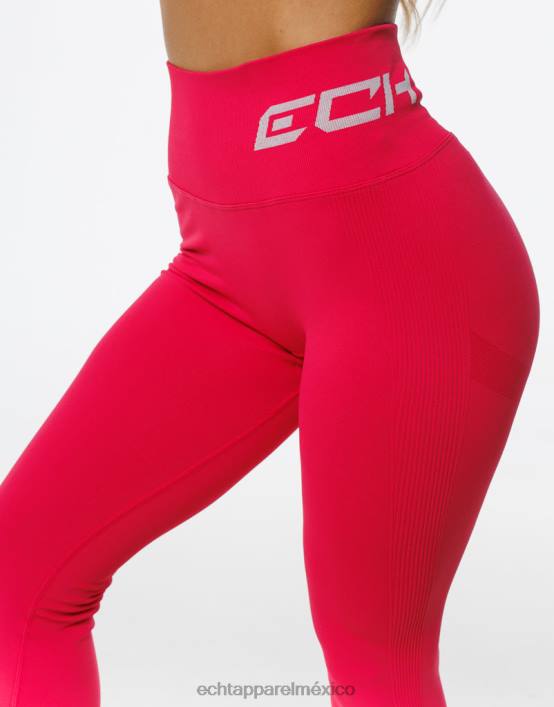 surgen leggings scrunch mujer rojo magenta ECHT ropa 884H45