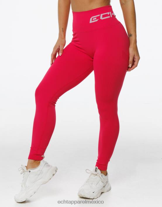 surgen leggings scrunch mujer rojo magenta ECHT ropa 884H45