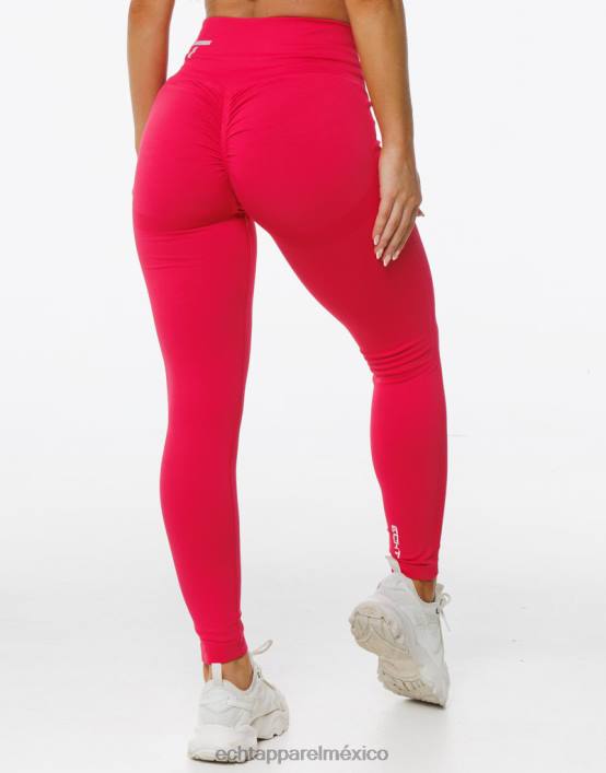 surgen leggings scrunch mujer rojo magenta ECHT ropa 884H45